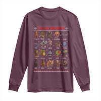 Italian Brainrot Christmas Long Sleeve Shirt Funny Brain Rot Gen-Z Meme - Wonder Print Shop
