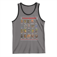 Italian Brainrot Christmas Tank Top Funny Brain Rot Gen-Z Meme - Wonder Print Shop