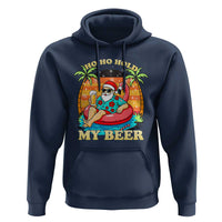 Santa Beer Christmas Hoodie Ho Ho Ho My Beer - Wonder Print Shop