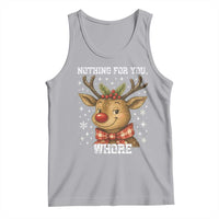 Reindeer Christmas Meme Tank Top Nothing For You Whore - Wonder Print Shop
