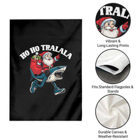 Tralalero Tralala Christmas Meme Garden Flag Santa Xmas Ho Ho Ho - Wonder Print Shop