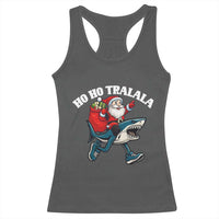 Tralalero Tralala Christmas Meme Racerback Tank Top Santa Xmas Ho Ho Ho - Wonder Print Shop