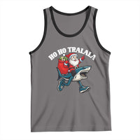 Tralalero Tralala Christmas Meme Tank Top Santa Xmas Ho Ho Ho - Wonder Print Shop