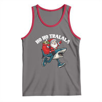 Tralalero Tralala Christmas Meme Tank Top Santa Xmas Ho Ho Ho - Wonder Print Shop