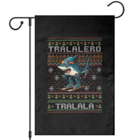 Tralalero Tralala Christmas Meme Garden Flag Snowboard Ugly Xmas - Wonder Print Shop