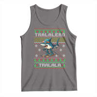 Tralalero Tralala Christmas Meme Tank Top Snowboard Ugly Xmas - Wonder Print Shop