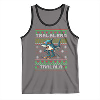 Tralalero Tralala Christmas Meme Tank Top Snowboard Ugly Xmas - Wonder Print Shop