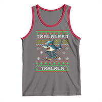 Tralalero Tralala Christmas Meme Tank Top Snowboard Ugly Xmas - Wonder Print Shop
