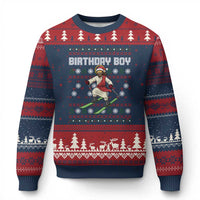 Jesus Xmas Meme Ugly Christmas Sweater Snowboard Birthday Boy Ugly Xmas - Wonder Print Shop