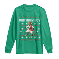 Jesus Christmas Meme Long Sleeve Shirt Snowboard Birthday Boy Ugly Xmas - Wonder Print Shop