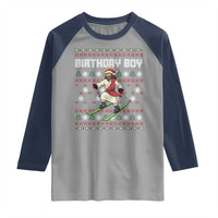 Jesus Christmas Meme Raglan Shirt Snowboard Birthday Boy Ugly Xmas - Wonder Print Shop
