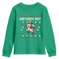 Jesus Christmas Meme Youth Sweatshirt Snowboard Birthday Boy Ugly Xmas - Wonder Print Shop