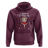 Ballerina Cappuccina Christmas Hoodie Italian Brainrot Meme - Wonder Print Shop