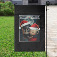 Funny Christmas Couple Garden Flag Italian Brainrot Meme - Wonder Print Shop