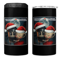 Funny Christmas Couple 4 in 1 Can Cooler Tumbler Italian Brainrot Meme - Wonder Print Shop