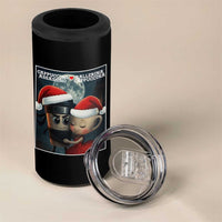 Funny Christmas Couple 4 in 1 Can Cooler Tumbler Italian Brainrot Meme - Wonder Print Shop