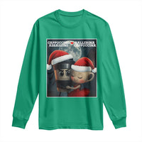 Funny Christmas Couple Long Sleeve Shirt Italian Brainrot Meme - Wonder Print Shop