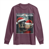 Funny Christmas Couple Long Sleeve Shirt Italian Brainrot Meme - Wonder Print Shop