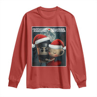 Funny Christmas Couple Long Sleeve Shirt Italian Brainrot Meme - Wonder Print Shop