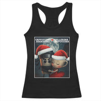 Funny Christmas Couple Racerback Tank Top Italian Brainrot Meme - Wonder Print Shop