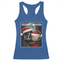 Funny Christmas Couple Racerback Tank Top Italian Brainrot Meme - Wonder Print Shop
