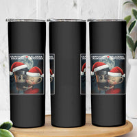 Funny Christmas Couple Skinny Tumbler Italian Brainrot Meme - Wonder Print Shop