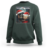 Funny Christmas Couple Sweatshirt Italian Brainrot Meme - Wonder Print Shop