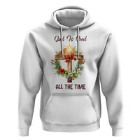 Cross Christian Christmas Hoodie God Is Good All The Time - Wonder Print Shop