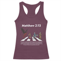 Jesus Christian Racerback Tank Top Cross Bible Verse Matthew 2:13 - Wonder Print Shop