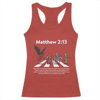 Jesus Christian Racerback Tank Top Cross Bible Verse Matthew 2:13 - Wonder Print Shop