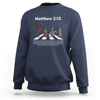 Jesus Christian Sweatshirt Cross Bible Verse Matthew 2:13 - Wonder Print Shop