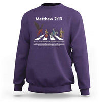 Jesus Christian Sweatshirt Cross Bible Verse Matthew 2:13 - Wonder Print Shop