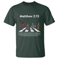 Jesus Christian T Shirt Cross Bible Verse Matthew 2:13 - Wonder Print Shop