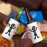 Funny Christmas Matching Family 4 in 1 Can Cooler Tumbler I Am Not An Elf Im Just Short - Wonder Print Shop