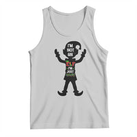 Funny Christmas Matching Family Tank Top I Am Not An Elf Im Just Short - Wonder Print Shop
