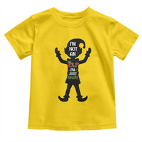 Funny Christmas Matching Family Toddler T Shirt I Am Not An Elf Im Just Short - Wonder Print Shop