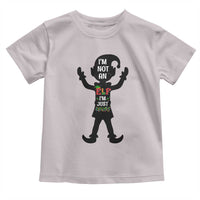 Funny Christmas Matching Family Toddler T Shirt I Am Not An Elf Im Just Short - Wonder Print Shop