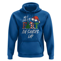 Funny Christmas Matching Family Hoodie Most Likely To Fart On Santa Lap - Wonder Print Shop