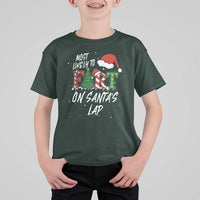 Funny Christmas Matching Family T Shirt For Kid Most Likely To Fart On Santa Lap - Wonder Print Shop