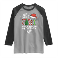 Funny Christmas Matching Family Raglan Shirt Most Likely To Fart On Santa Lap - Wonder Print Shop