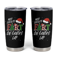 Funny Christmas Matching Family Tumbler Cup Most Likely To Fart On Santa Lap - Wonder Print Shop