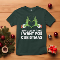 Funny Elf Hand Christmas T Shirt I Have Everything I Want For Christmas - Wonder Print Shop