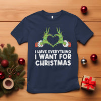 Funny Elf Hand Christmas T Shirt I Have Everything I Want For Christmas - Wonder Print Shop