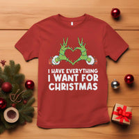 Funny Elf Hand Christmas T Shirt I Have Everything I Want For Christmas - Wonder Print Shop