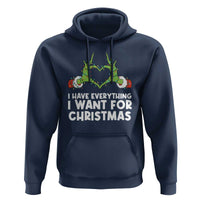 Funny Elf Hand Christmas Hoodie I Have Everything I Want For Christmas - Wonder Print Shop