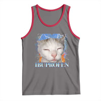 Funny Cat Meme Tank Top Ibuprofen Silly Kitten - Wonder Print Shop