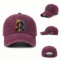 Frederick Douglass Washed Cotton Baseball Cap American Black History