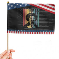 Frederick Douglass Patriotic Handheld Flag American Black History