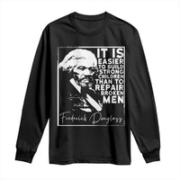 Frederick Douglass Quote Long Sleeve Shirt Black History Month - Wonder Print Shop