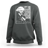 Frederick Douglass Quote Sweatshirt Black History Month - Wonder Print Shop